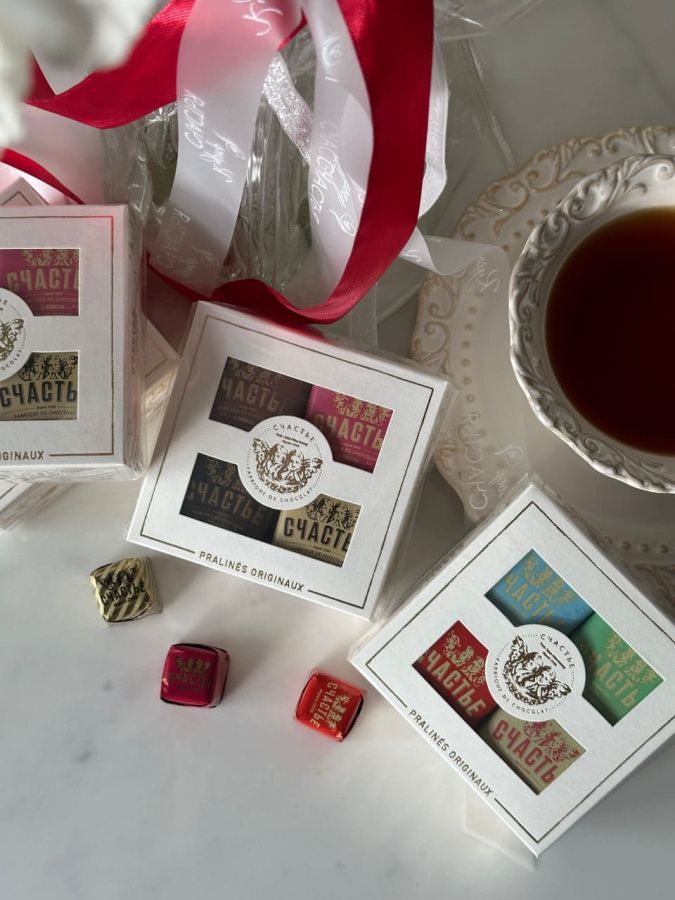 Набор из 4 конфет «Счастье»