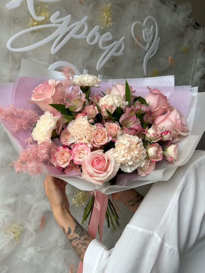 Букет Розовое шампанское Букет Розовое шампанское