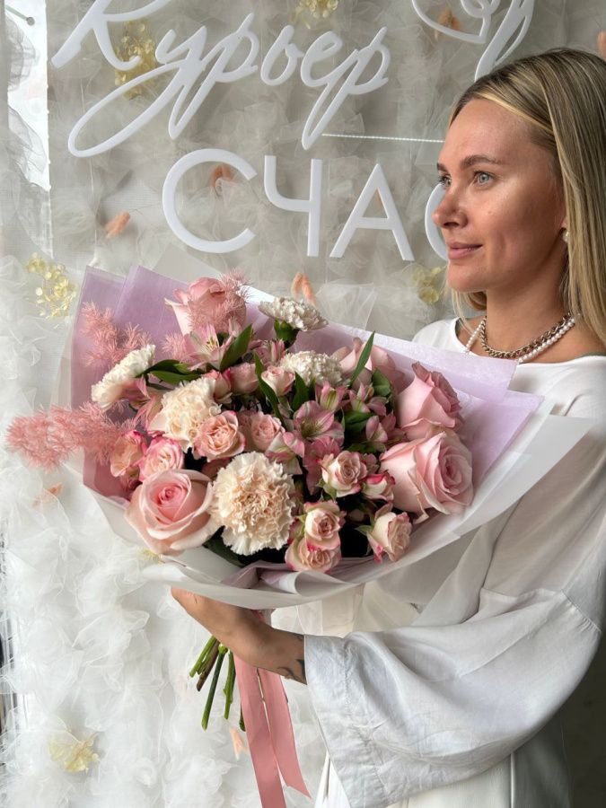 Букет Розовое шампанское Букет Розовое шампанское