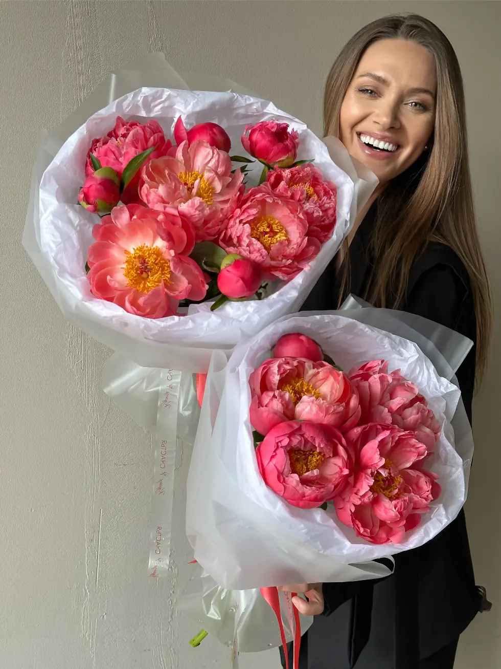 Букет Коралловый шарм