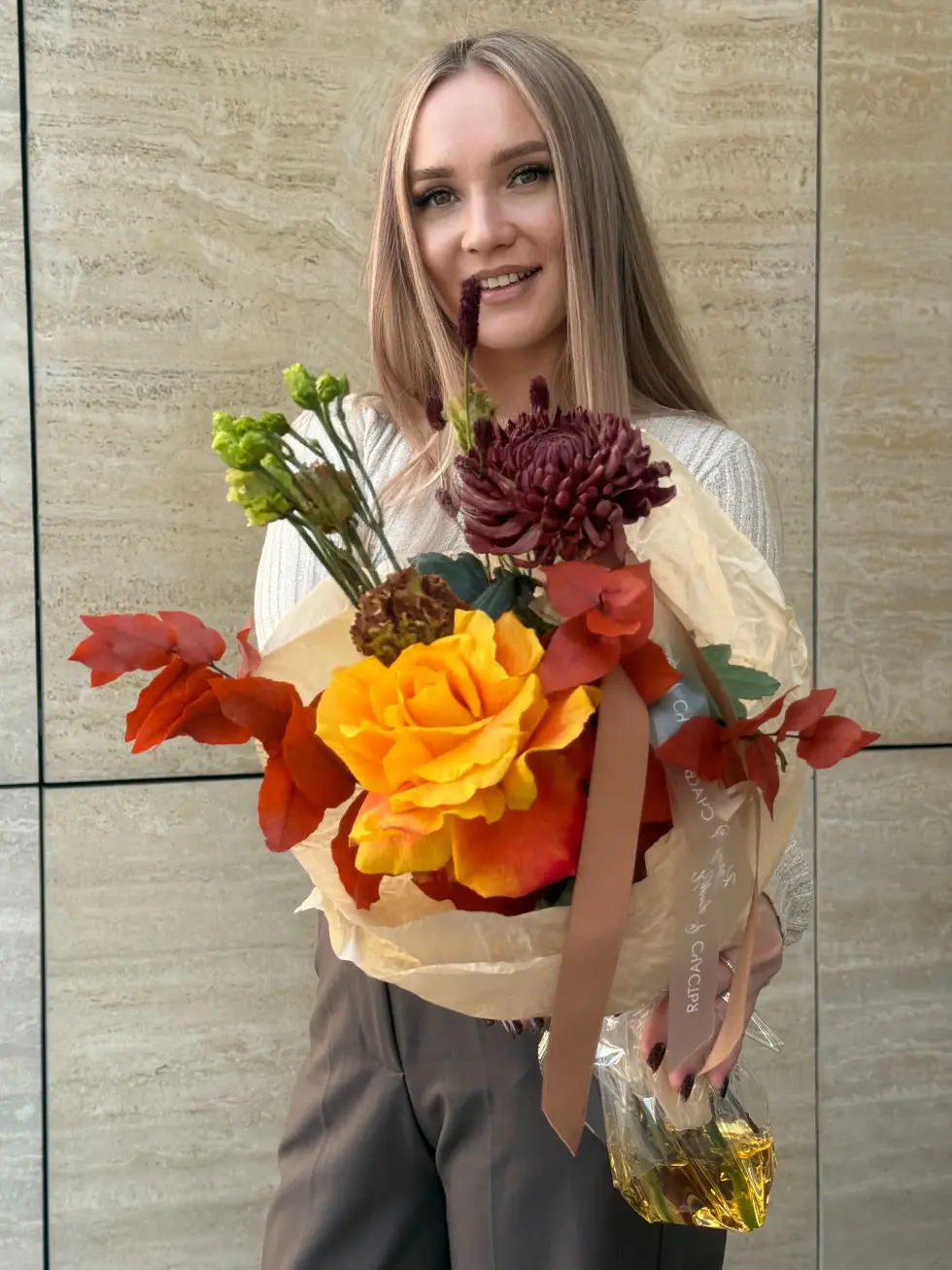 Букет Пламенный закат