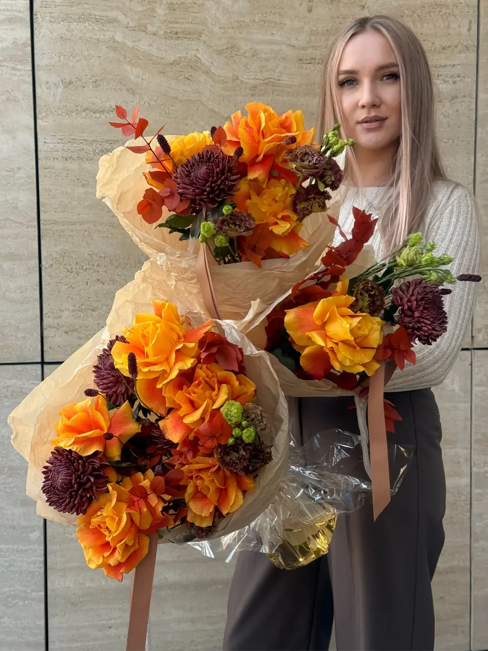 Букет Пламенный закат