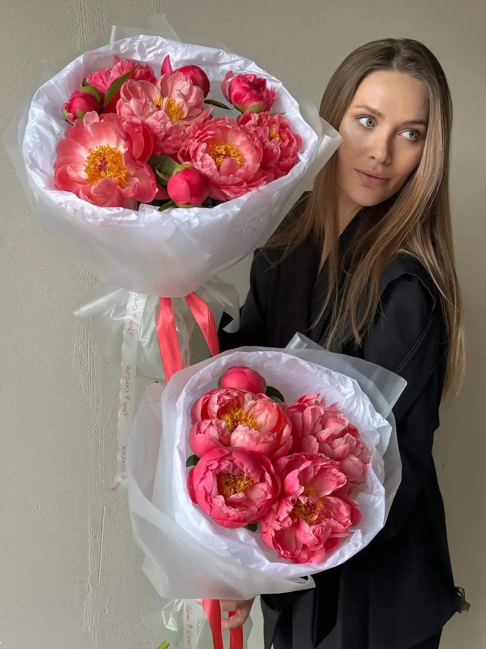 Букет Коралловый шарм