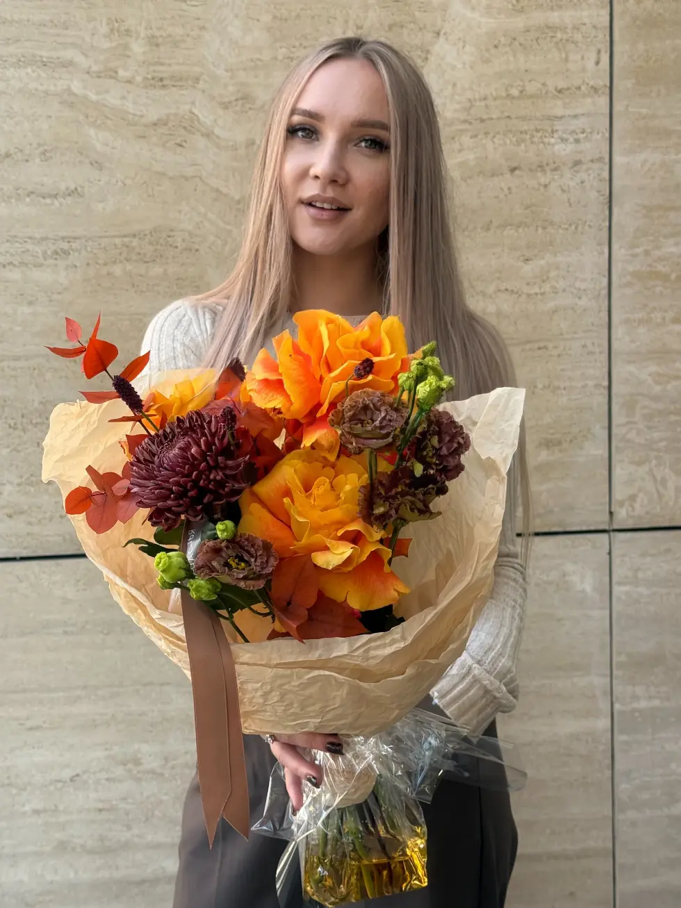 Букет Пламенный закат