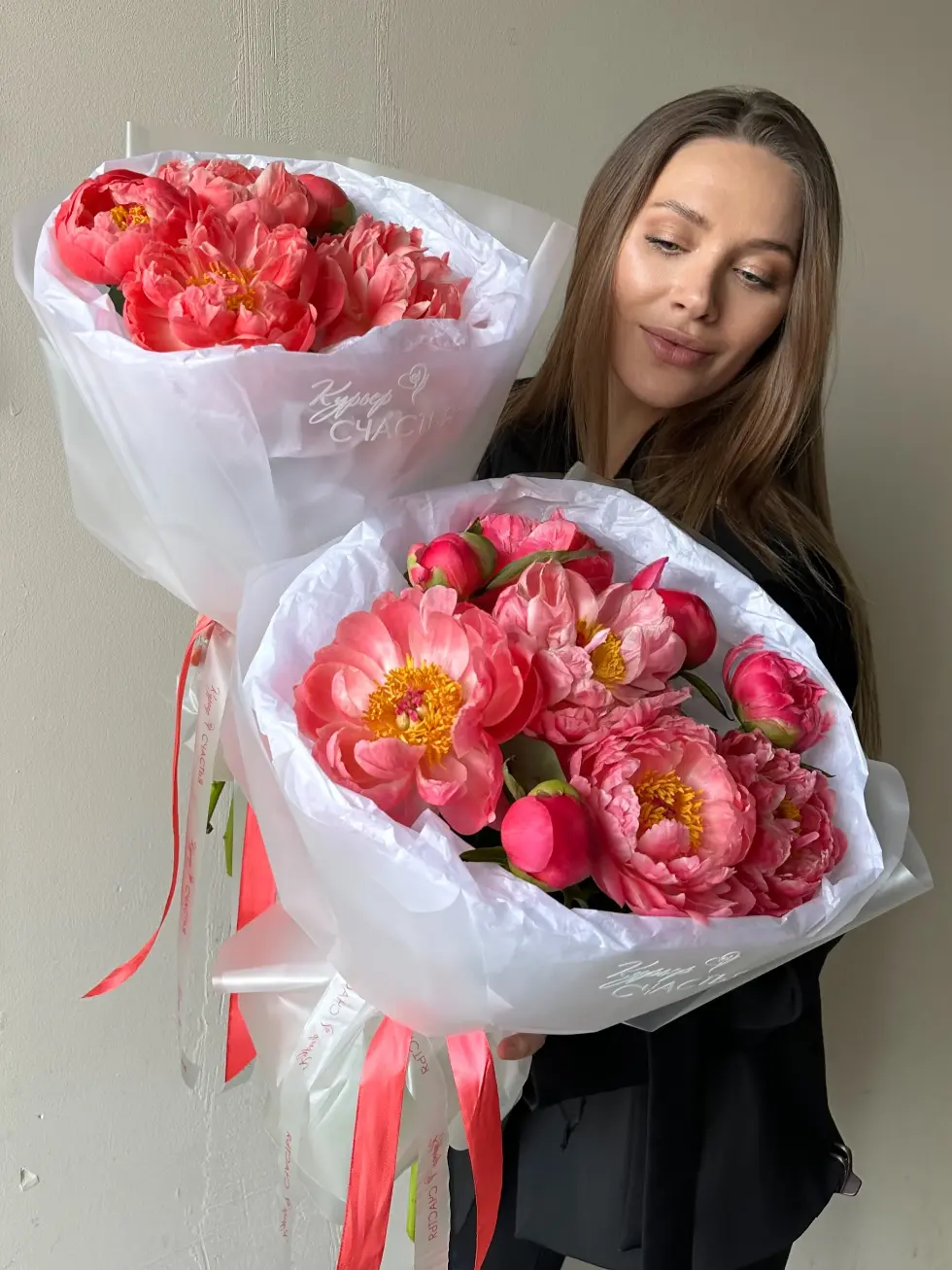 Букет Коралловый шарм