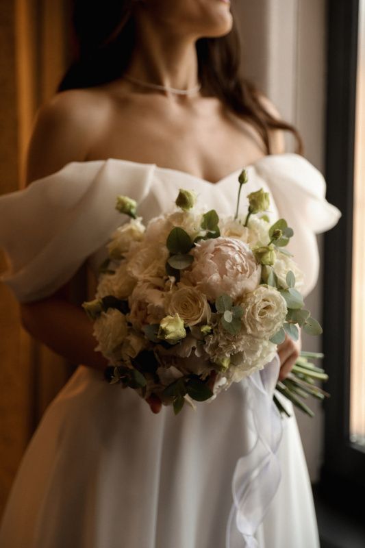 Важные правила оформления букетов к свадьбе