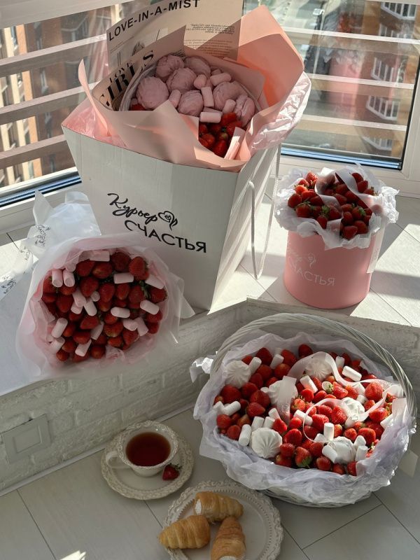 Съедобные букеты: разновидности, преимущества